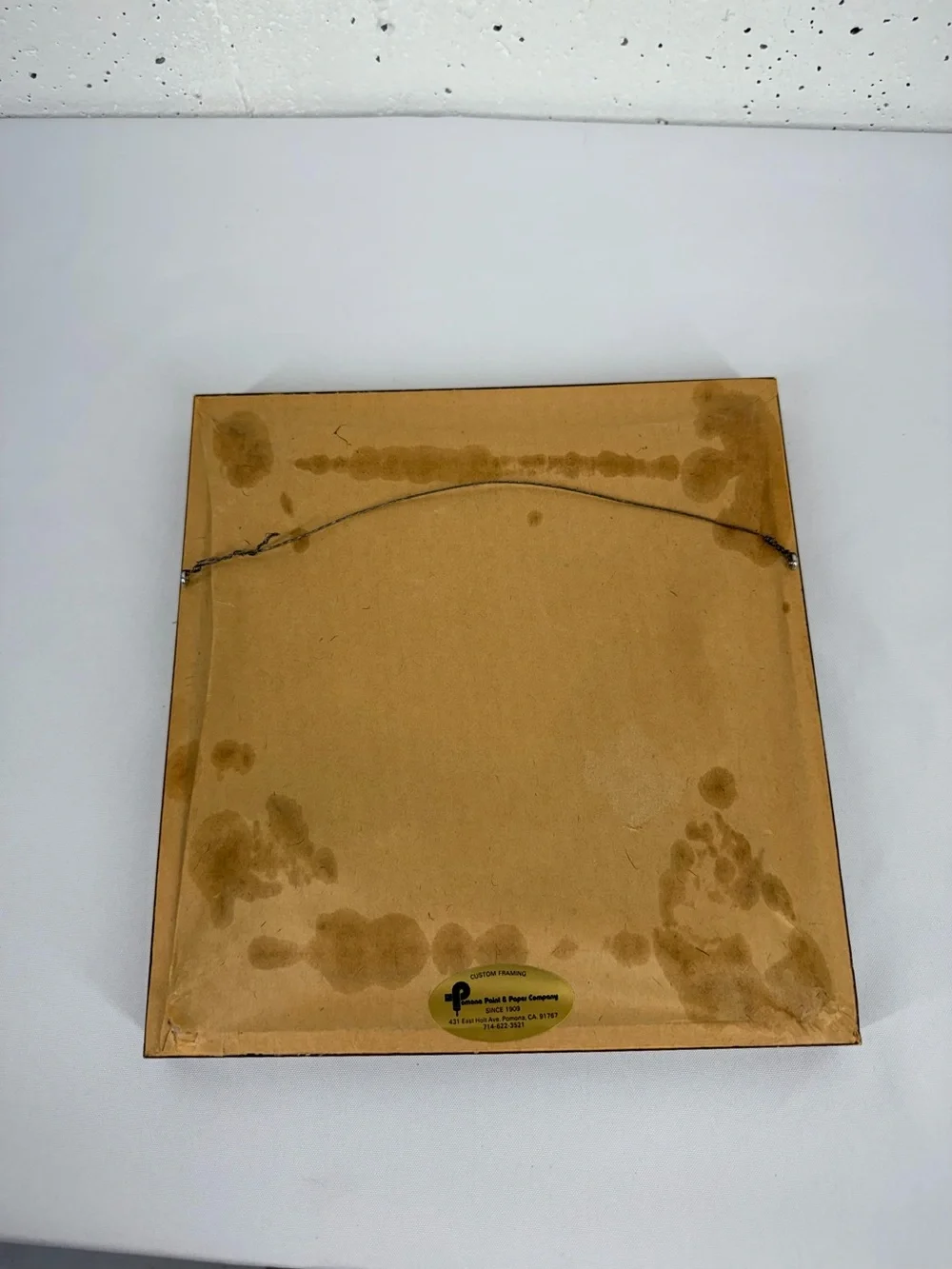 Vintage South American Wool Embroidery Burlap Wall Art